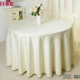 Polyester Wedding Large Round Table Cloth