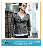 Mens Fashion Casual PU Leather Jacket with New Design