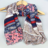 Multicolor Printing Scarf, Women Fashion Accessory Shawls, Leisure Scarves