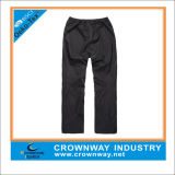 Mens Classical Polyester Waterproof Pants with Elastic Waistband