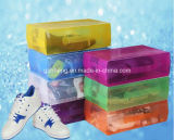 PP Plastic Folding Packs Crystal Handle Shoe Box (HH05)