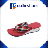 Ladies Sandals Graphic Flip Flops Thong Wedge Slippers Sz 36-41