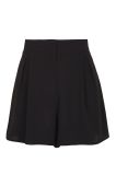 Brand Quality Women Black Plain Flippy Shorts