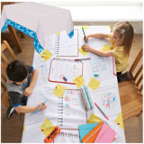 Kids Draw on PE Laminated Disposable Paper Tablecloth