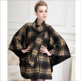 Double-Sided Cashmere Cape Fur Coat for Woman's Clothes