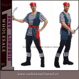 100% Actual Picture Wholesale Sexy Adult Men Pirate Costume (TCQ011)