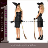 Black Women Lingerie Sexy Dress Witch Costume (TG5285)