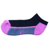 Women Cotton Terry Sports Socks with New Designs (wc-1)