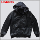 Best Sell Black PU Jacket for Men in Outerwear