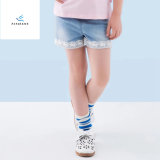 New Style Popular Leisure Denim Shorts with Lace for Girls by Fly Jeans