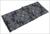 Men's Womens Unisex Reversible Cashmere Like Winter Warm Printing Thick Knitted Woven Scarf (SP805)