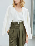 White Color Office Outerwear Women Jacket Suit Blazer