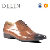 Custom Design Low MOQ Leather Dress Shoes for Young Men