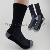 Men Function Bamboo Terry Sports Middle Socks with Arch Support