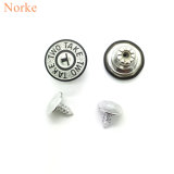 Metal Denim Shank Button Plastic Inserted Jeans Button Customized Logo