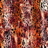 Hot Sale Fancy Digital Printed Leopard Swimwear Fabric (ASQ065)