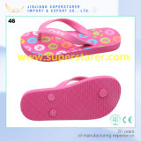 Customized Insole Printing Pink PE Flip Flop