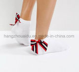 White Pure Cotton with Red Bow