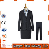 70% Wool and 30% Polyester Formal Business Suit for Woman