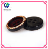 Decorative Pattern Button Overcoat Resin 4holes Button