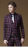 Fall 2015 New Men Checked Dress Suit