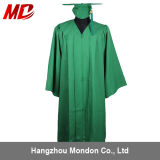 Summer Hot Sale Green Matte Graduation Cap & Gown with Best Quality