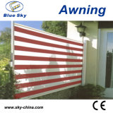 Outdoor Aluminium Retractable Office Side Screen Awning