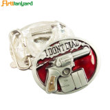 3D Metal Belt Buckle with Plating Silver