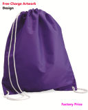 Back to School Polyester Drawstrings Bag, Sport Bag