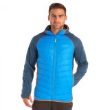 Men's Quilted and Stretch Padding Jacket with Hood