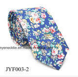 Handmade New Design Casual Floral Cotton Necktie Printed Tie