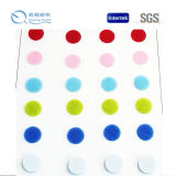 Round Sticky Dots Color Box Package Self Adhesive Hook and Loop