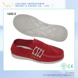 Red Color Canvas Slip on EVA Casual Shoes for Men