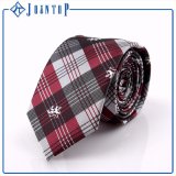 Cheap Custom Embroidery Logo Fabric Mens Woven Polyester Neckties