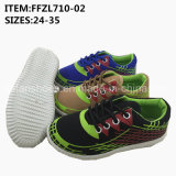 New Design Children Sport Shoes Canvas Shoes Factory (FFZL710-02)