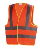 UK Market Cheap Safety Waistcoat in Four Reflective Tape for Car