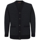 Bn1716 Men's Yak and Wool Blended Cardigan