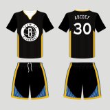 Black Color Sublimation Printed Basketball Jersey for Your Club
