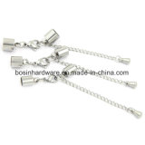 Stainless Steel Jewelry Clasp with Short Extend Chain