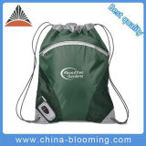 Wholesale Reusable Cheap 210d Polyester Drawstring Bag with Front Pocket