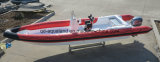 Aqualand 35feet 10.5m 20persons Fiberglass Rigid Inflatable Rescue /Military Rib Patrol Motor Boat (rib1050b)