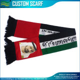 Jacquard Pattern Knit Acrylic Custom Football Scarves (B-NF19F10023)