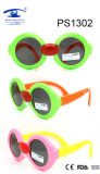 Fashionable Special Shape Colorful Kid Plastic Sunglasses (PS1302)