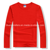 220GSM 60% Cotton Long Sleeve Blank T-Shirts for Men