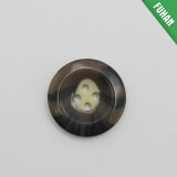 Wholesale Good Quality Dark Stripe Round Resin Button