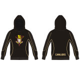 Black Sublimated Hoody with Custom Logo Pullover for Cavalipers