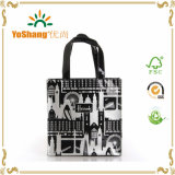Vinyl PVC Shopping Tote Bag Shiny Vinyl Black PVC Zipper Tote Bags