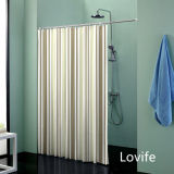 Shower Curtain Bathroom Waterproof Curtain (JG-245)