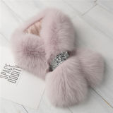 Fashion Real Cape Shawl Collar Wholesale Fox Fur Ladies Winter Scarf