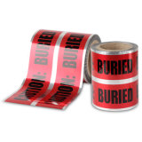 Free Sample Available Red Color Underground Detectable Warning Tape